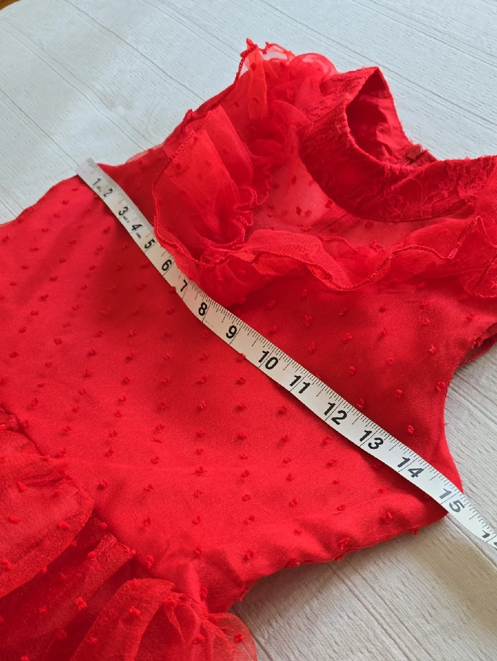Girls Red Gothic Bride Costume Set Size 150 (Approx 10 -12)